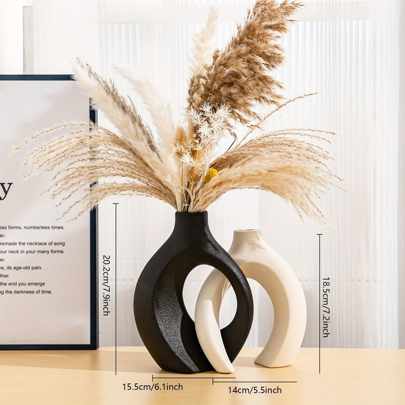 FormaVase – Luxe Geometric Vases Set for Modern Flower Arrangements