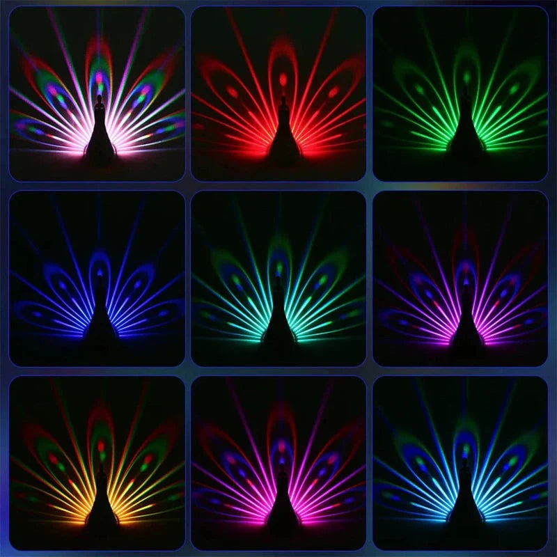 LumiScape – Elegant Rechargeable Wall Lamp with Enchanting Light Projection
