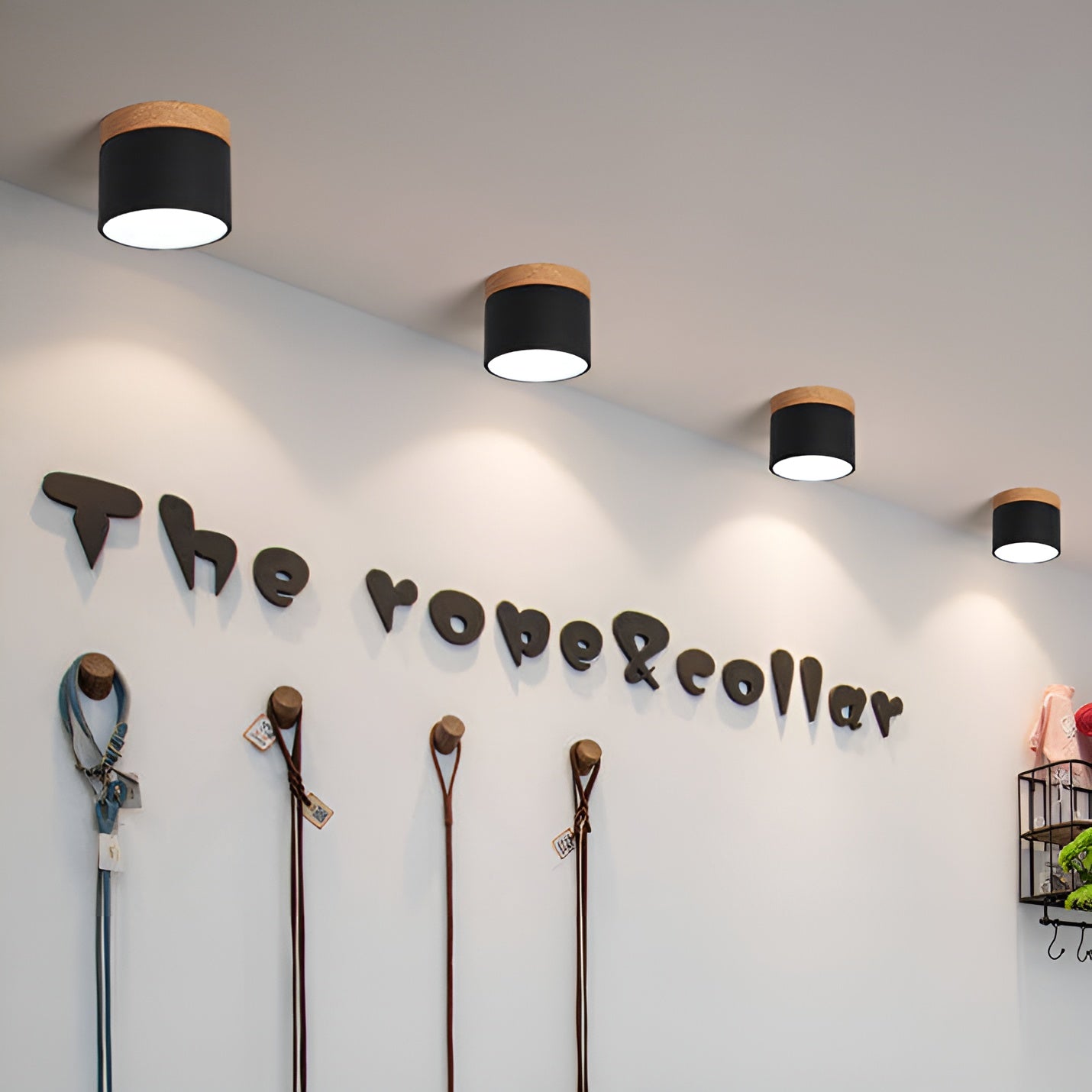 PastelCharm – Minimalistische Zylinderplafondlamp met Warm Lichtaccent