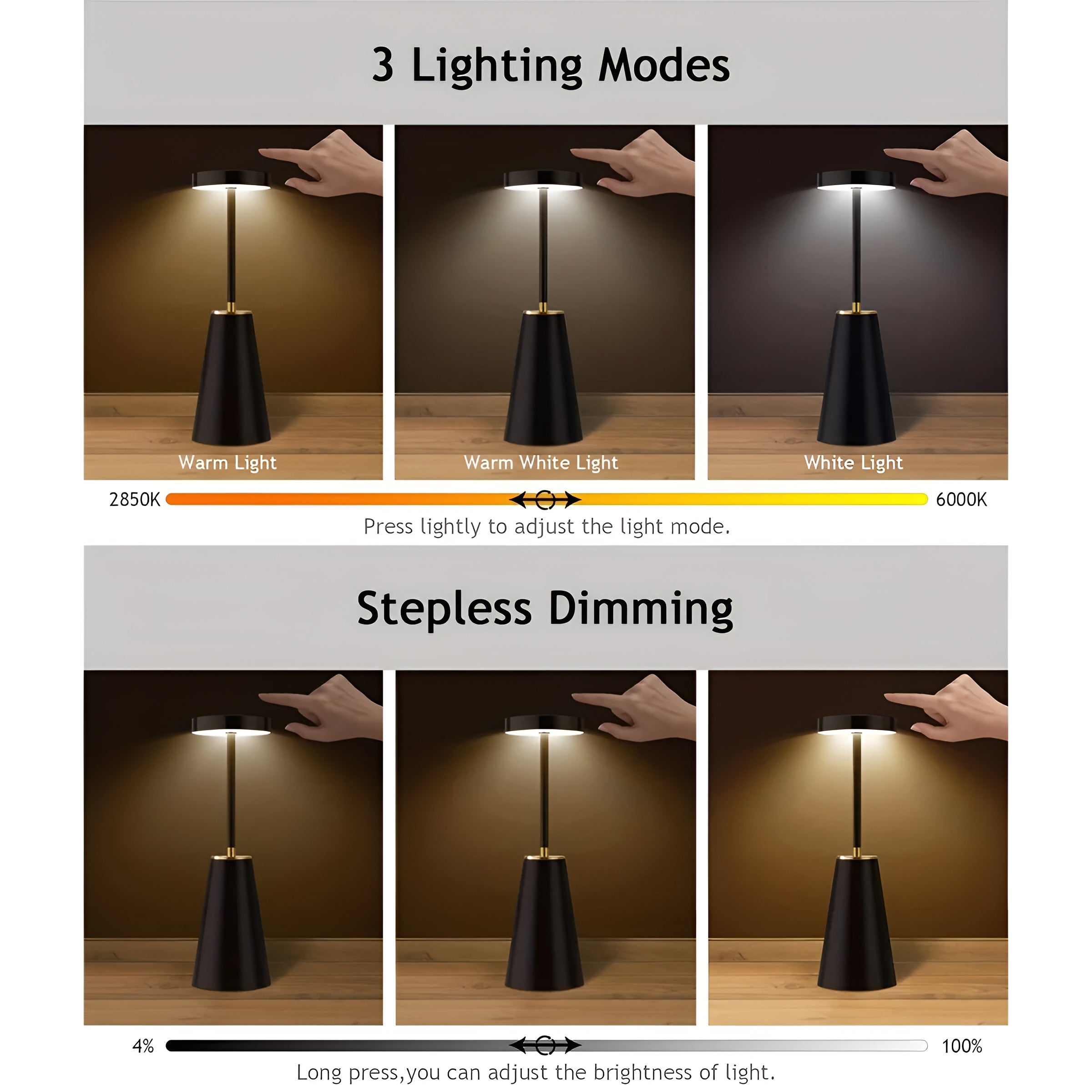 Sleek Lamp – Wireless Table Lamp for Luxury and Modern Comfort