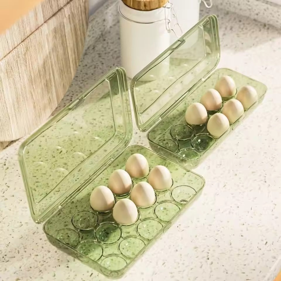 LumiHue Elegant Egg Organizer – Stackable Design for a Stylish, Organized Kitchen
