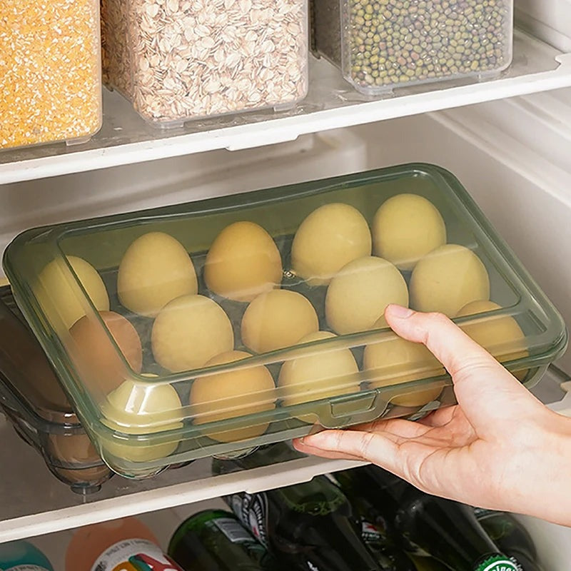 LumiHue Elegant Egg Organizer – Stackable Design for a Stylish, Organized Kitchen
