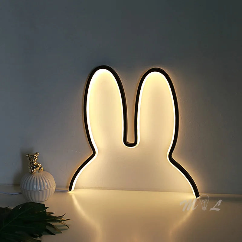 GlowBunny – Betoverend LED Nachtlampje met Zachte Sfeerverlichting