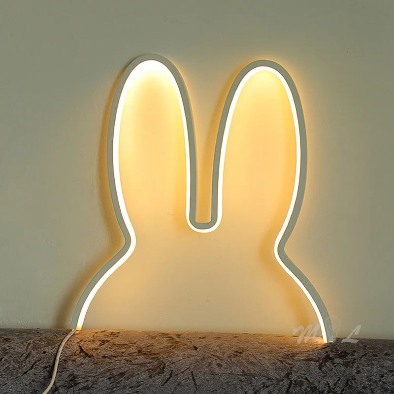 GlowBunny – Betoverend LED Nachtlampje met Zachte Sfeerverlichting