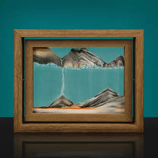 ZenFlow – Luxury Rotating Sand Decoration for a Calming Interior
