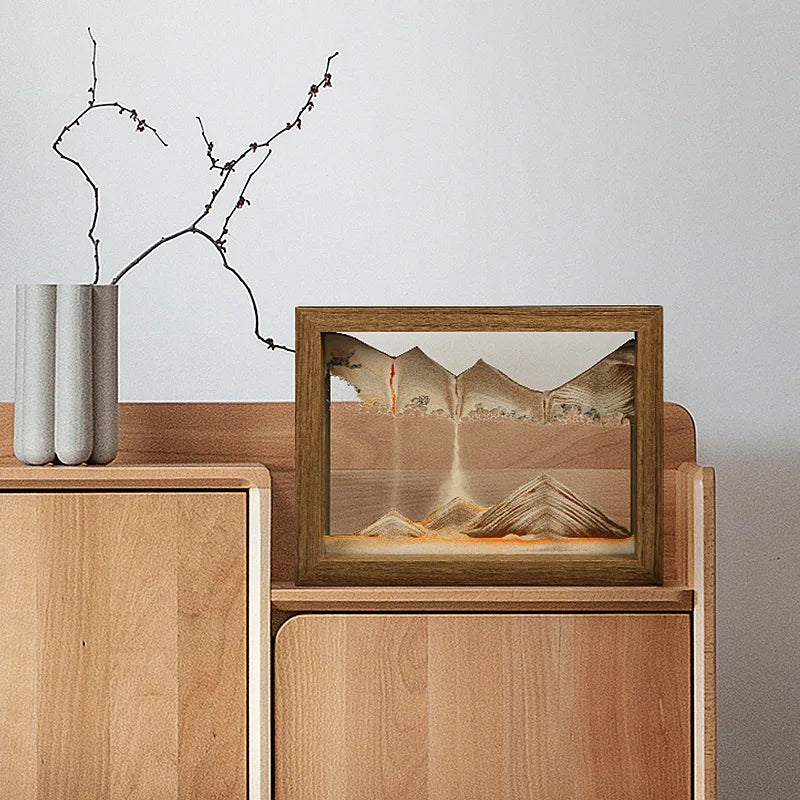 ZenFlow – Luxury Rotating Sand Decoration for a Calming Interior