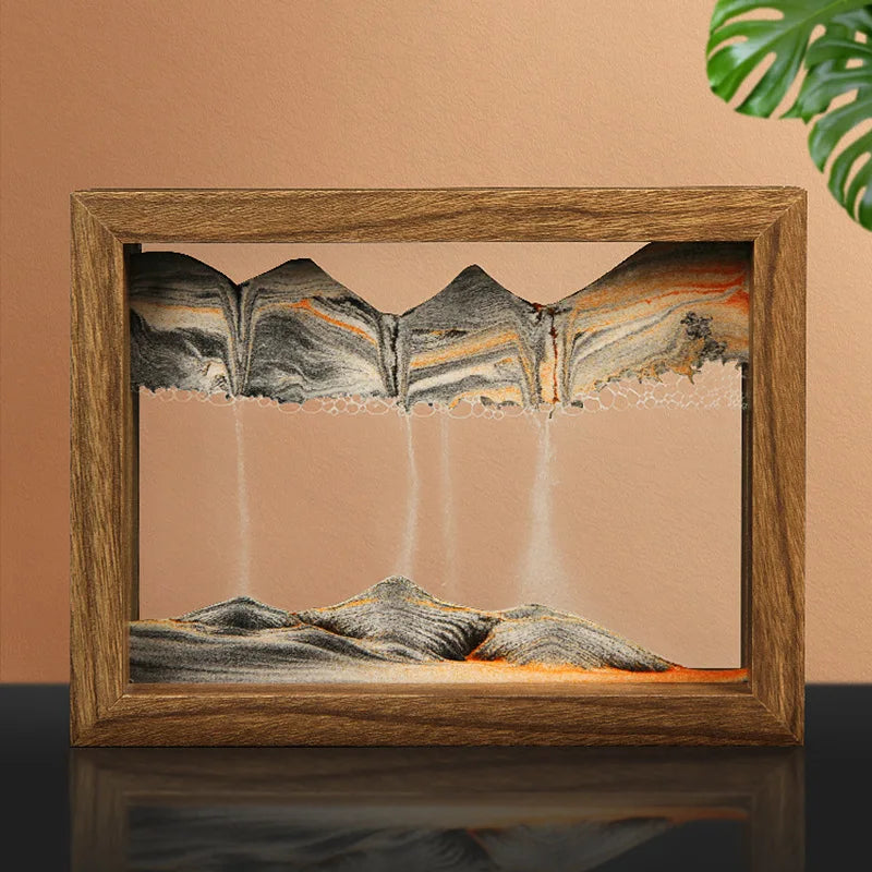 ZenFlow – Luxury Rotating Sand Decoration for a Calming Interior