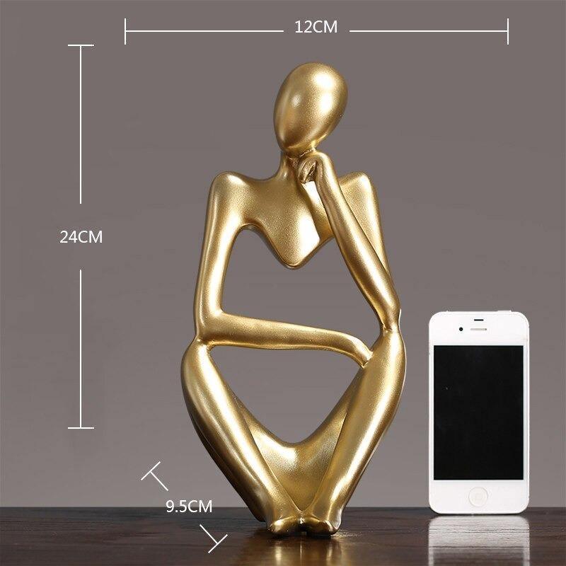 ArtMind – Minimalist Thinker Sculpture with Modern Elegance