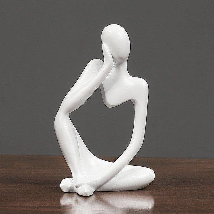 ArtMind – Minimalist Thinker Sculpture with Modern Elegance