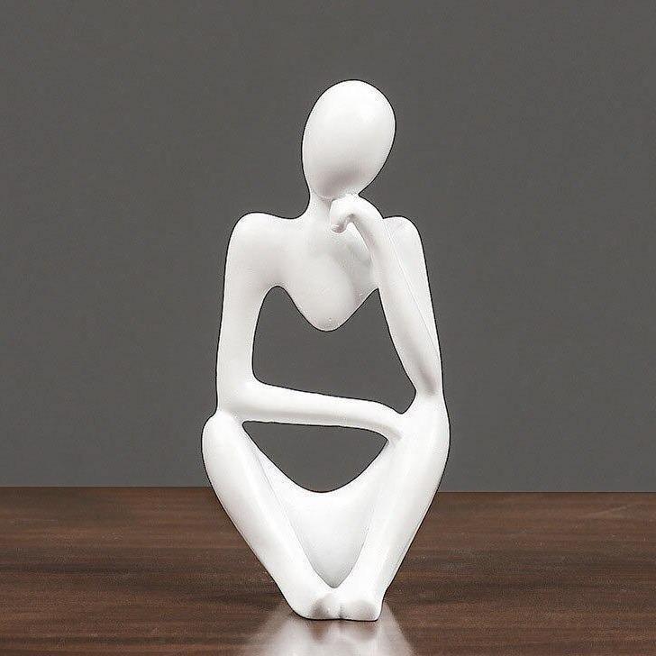 ArtMind – Minimalist Thinker Sculpture with Modern Elegance