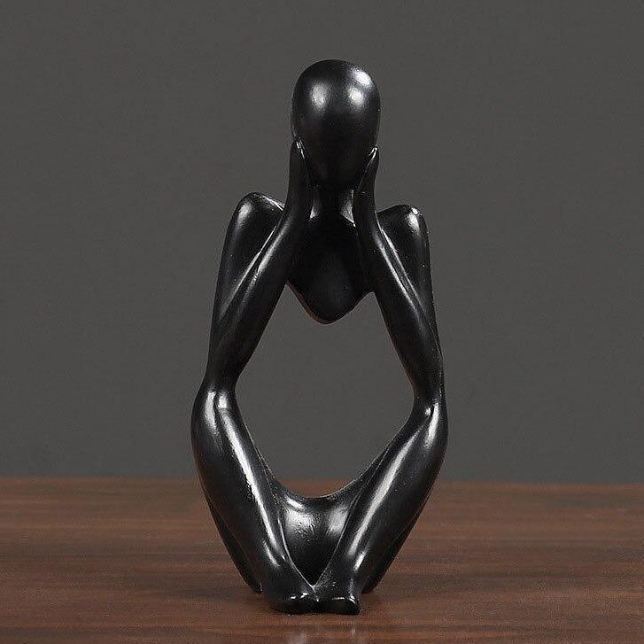 ArtMind – Minimalist Thinker Sculpture with Modern Elegance