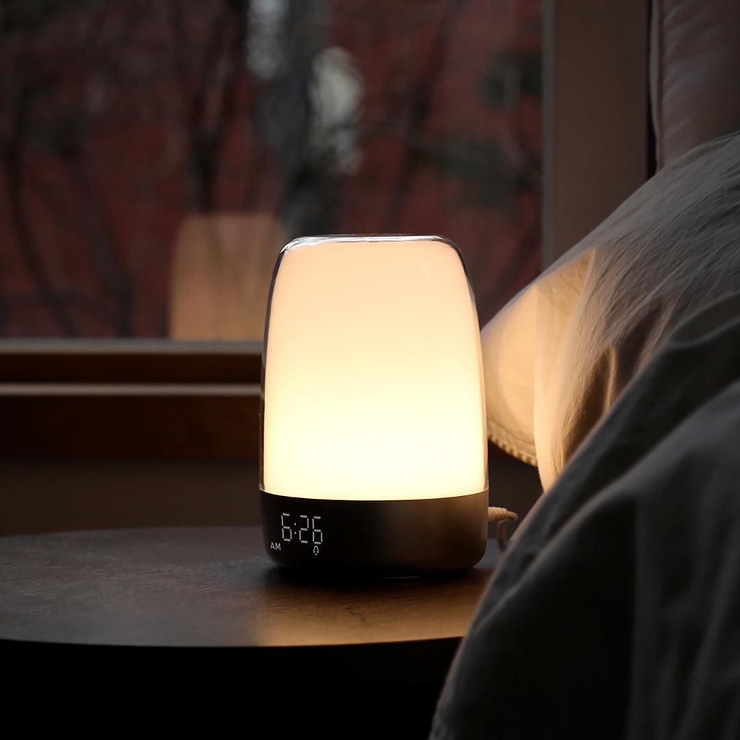 Wake-Up Light Alarm Clock with Sunrise Simulation and Dimmable Light