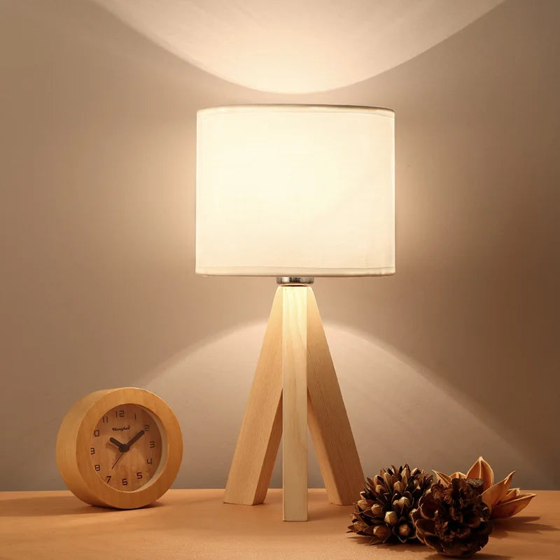 LumiWood – Modern Wooden Table Lamp with Warm, Natural Elegance