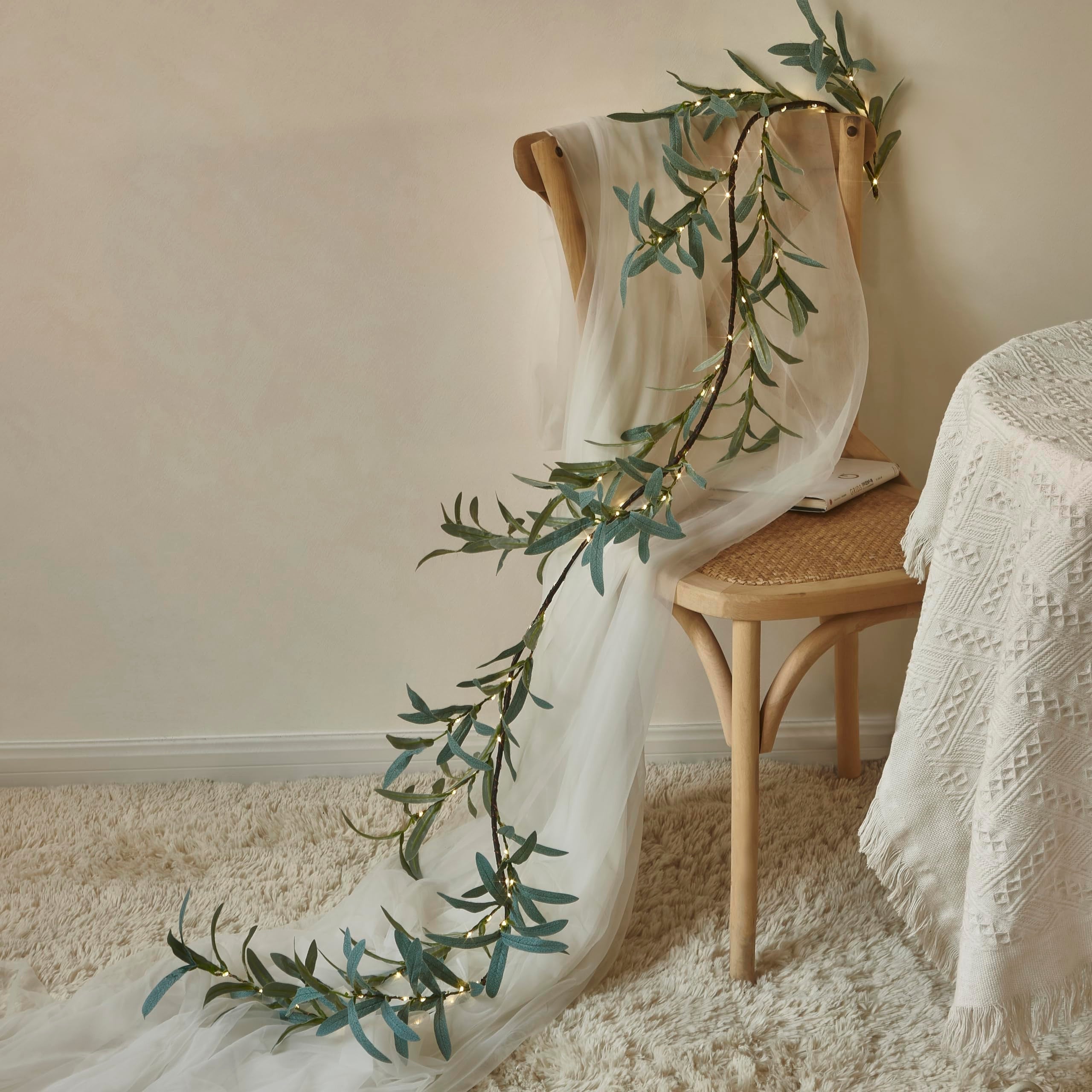 EnchantaLite – Atmospheric LED Olive Branch for Indoors and Outdoors