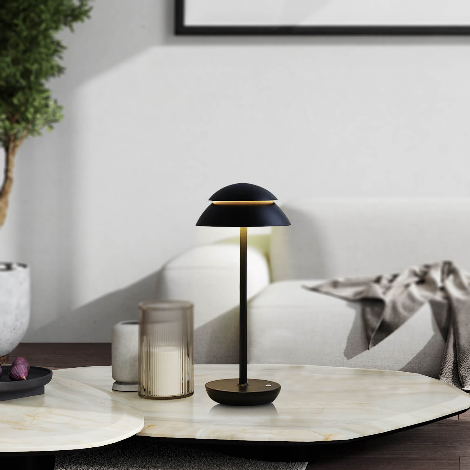 LumiVita – Luxe Wireless Table Lamp with Atmospheric Lighting