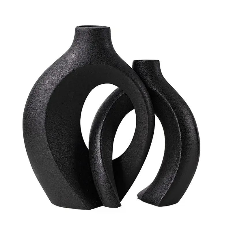 VaseCharm – Modern Ceramic Vase Set with Elegant Boho Style