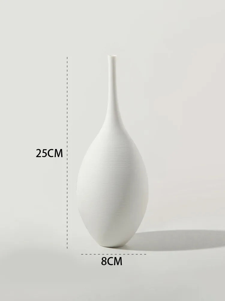 NordicForm – Scandinavian Minimalist Ceramic Vase with Timeless Elegance