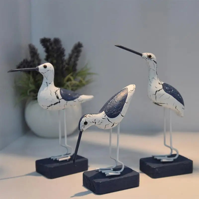 CostaViva – Elegant Seagull Sculpture Set with a Mediterranean Look for a Relaxing Interior