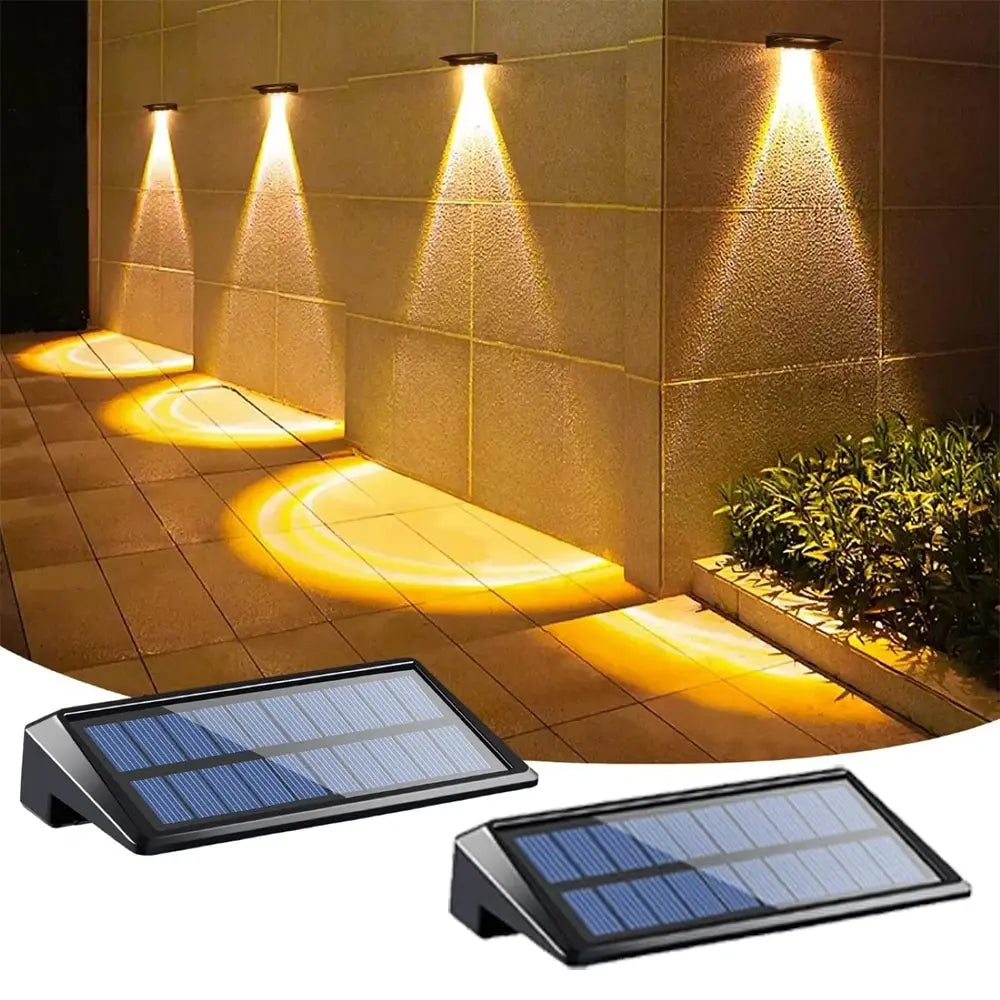 SolarLuxe – 2-Delige Solar Accentverlichting voor Elegante Buitenruimtes