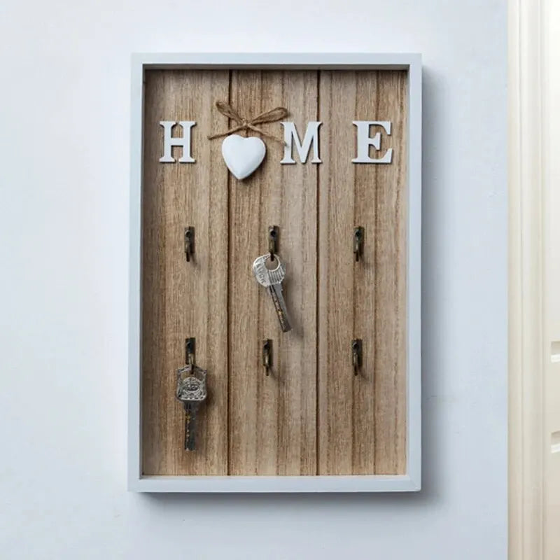 HavenKey Luxe Wooden Key Holder – Handmade Design Piece for a Warm & Organized Interior