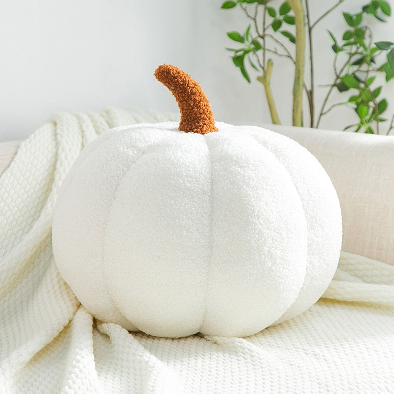 LunaHarvest Luxe Pumpkin Cushions – Atmospheric Autumn Accents for a Warm Interior