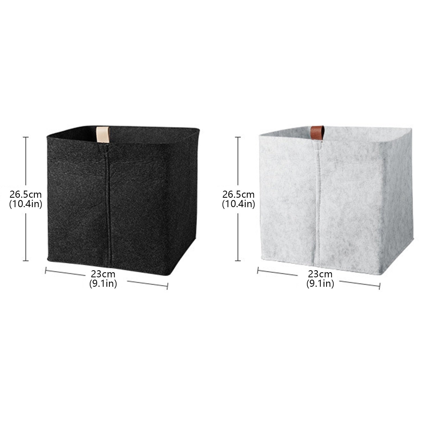 Feltique Luxe Storage Baskets – Stylish Felt Organizer for a Tidy Interior