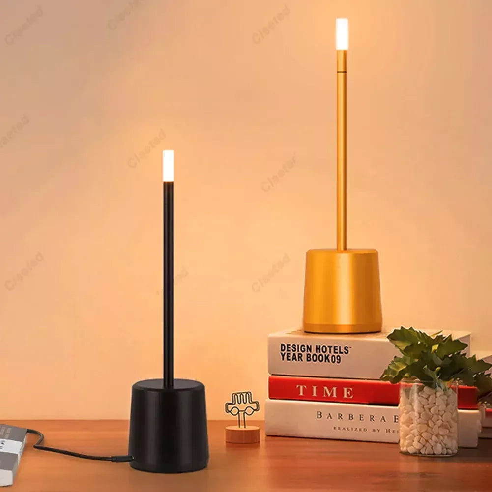 LumiTouch – Luxury LED Table Lamp with Stepless Dimming and Elegant Crystal Shade