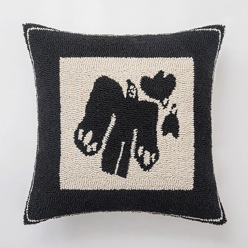 DecoWeave – Luxury Geometric Cushion Cover with Modern Charm