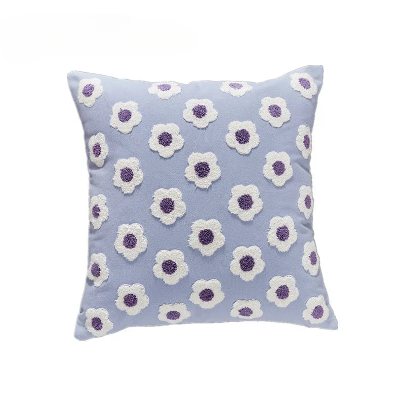 Soléa – Jacquard Kussenhoes met Verfijnd Zonnebloemmotief