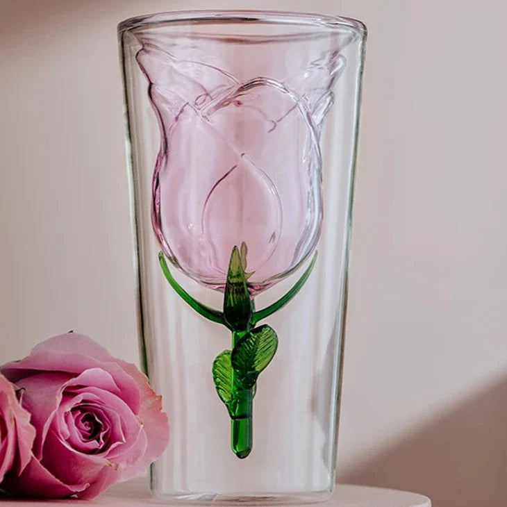 Rosélune Elegant Handgeblazen Glas – Voor een Stijlvolle Tafelpresentatie