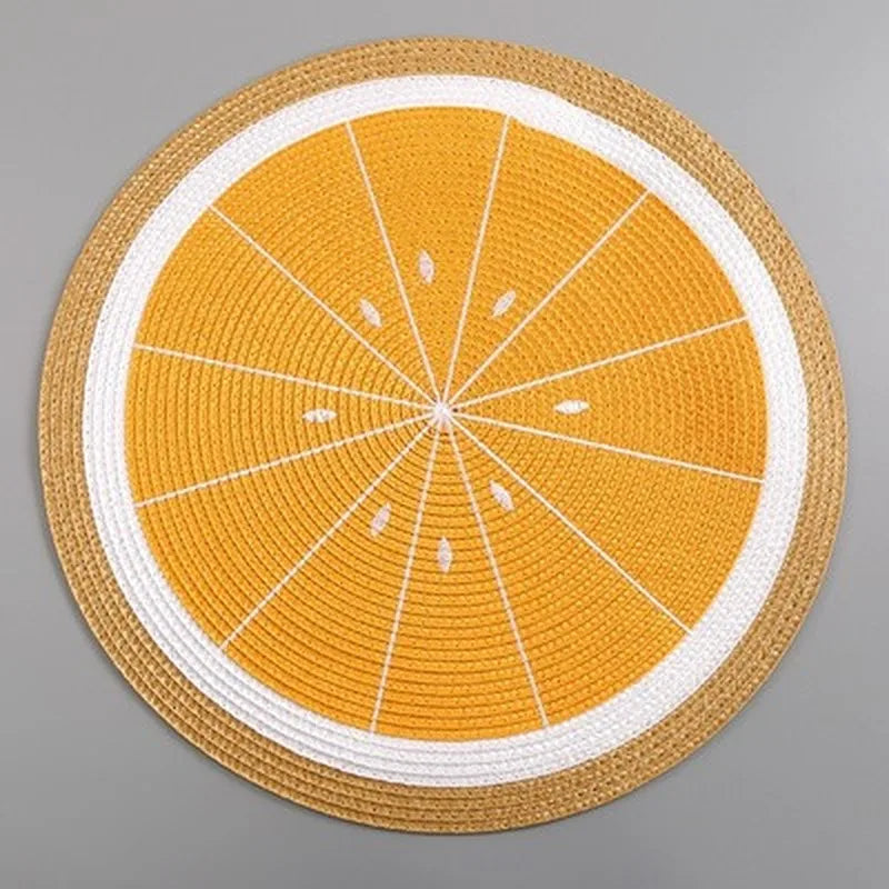 Fruitéa Luxe Placemats – Colorful Table Protection for a Sunny Atmosphere Table