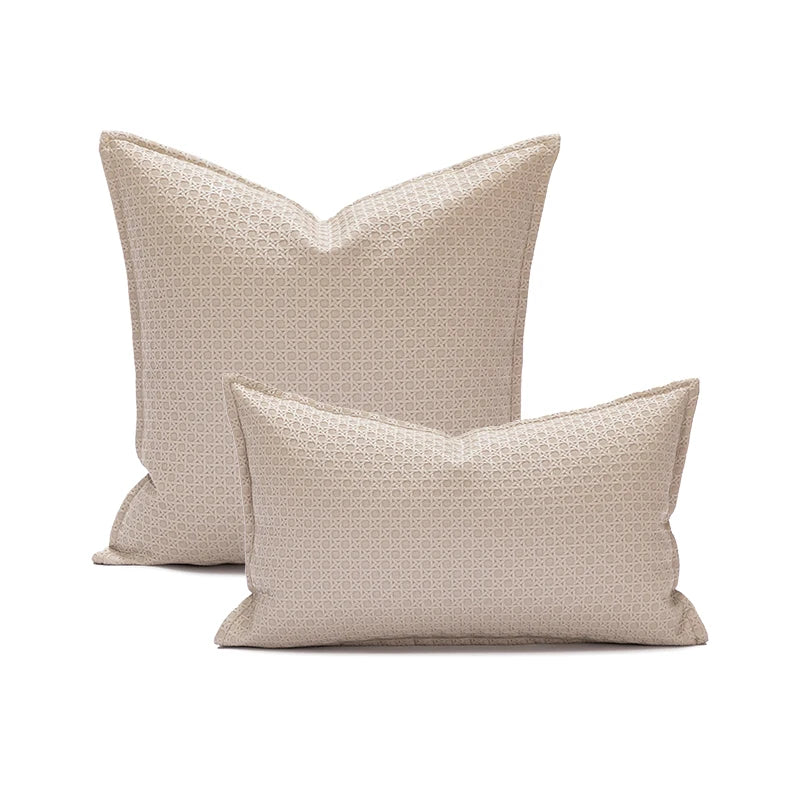 LuxeVibes – Faux Leather Kussenhoes in Luxe Design voor Elegante Woonkamers