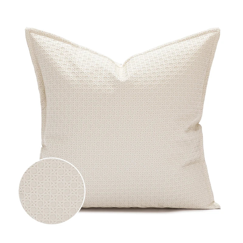 LuxeVibes – Faux Leather Kussenhoes in Luxe Design voor Elegante Woonkamers