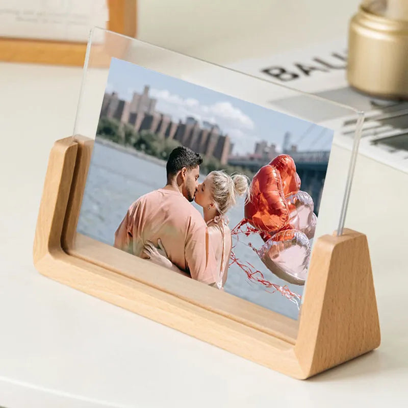 LumiOak Elegant Walnut Photo Frame – Timeless Luxury for Your Most Beautiful Memories
