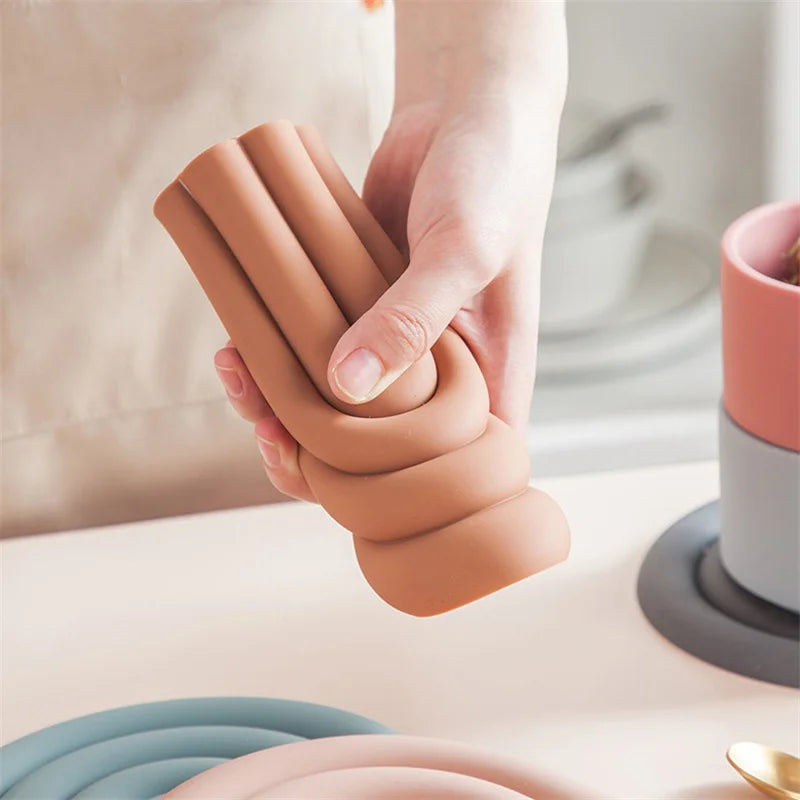 Lunora – Silicone Onderzetter Set met Hittebestendige Bescherming