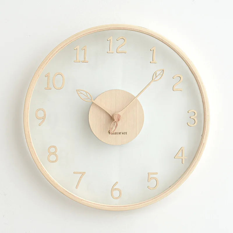 ClearTime – Minimalist Glass Wall Clock with Modern Look