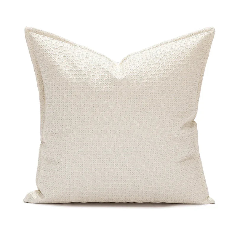LuxeVibes – Faux Leather Kussenhoes in Luxe Design voor Elegante Woonkamers