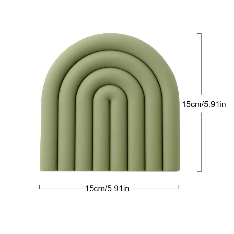 Lunora – Silicone Onderzetter Set met Hittebestendige Bescherming