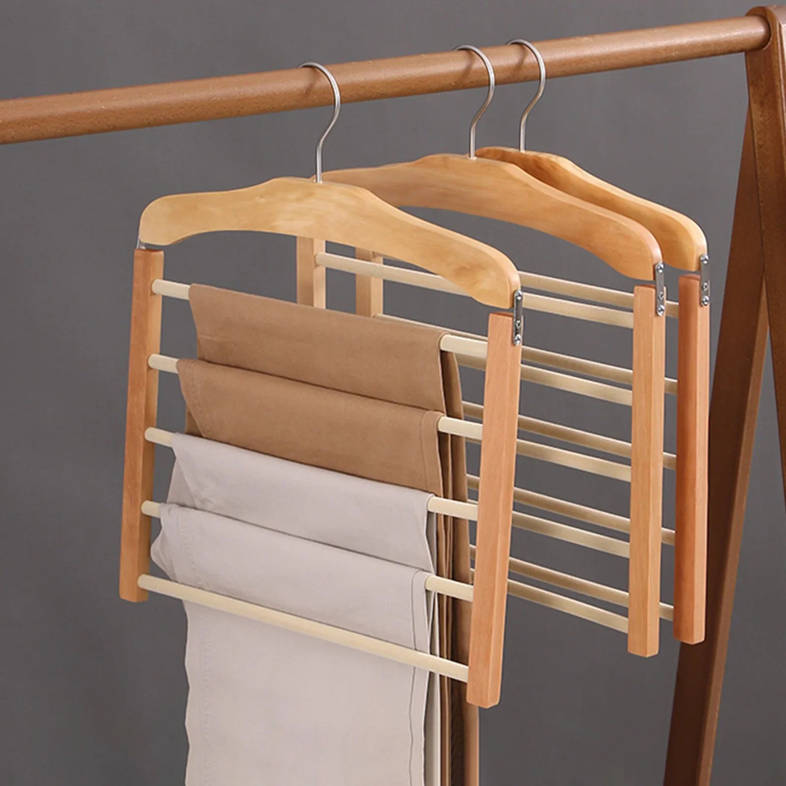 Luxury Hanger – Elegant Multi-Bar Clothes Hanger with Premium Finish