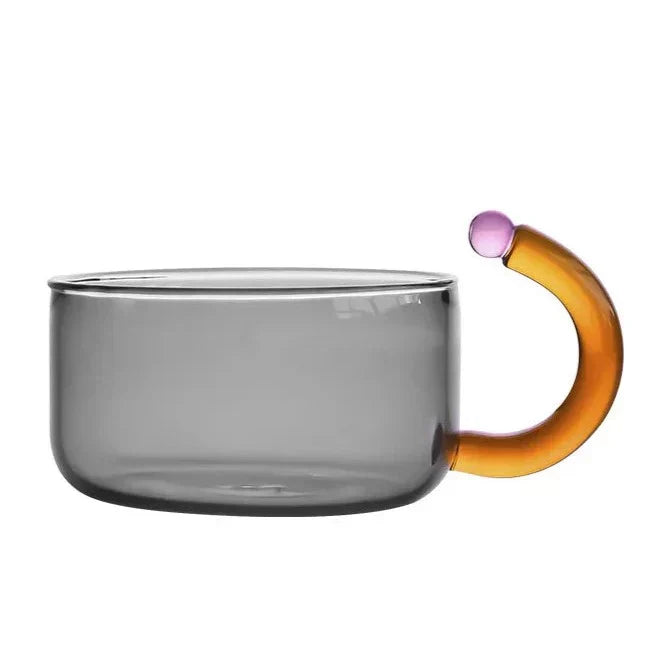 LumiServe Colorful Glass Tea Set – Stylish Design for a Unique Table Experience