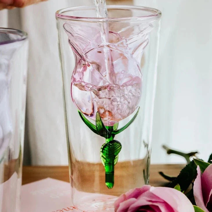 Rosélune Elegant Handgeblazen Glas – Voor een Stijlvolle Tafelpresentatie