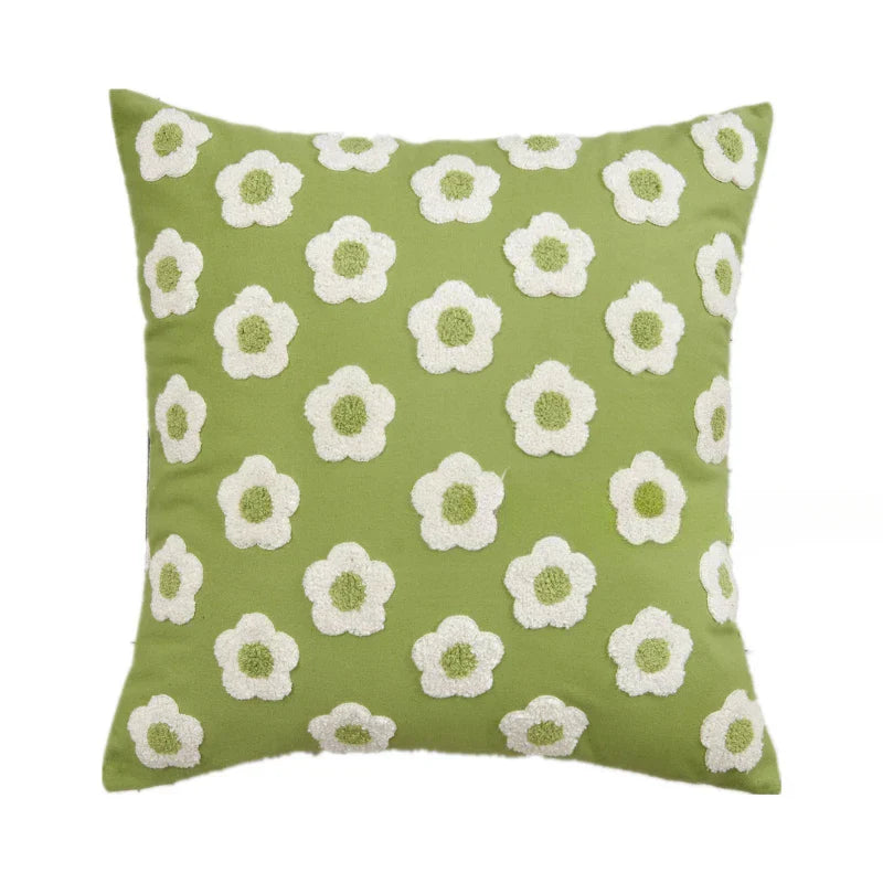 Soléa – Jacquard Kussenhoes met Verfijnd Zonnebloemmotief