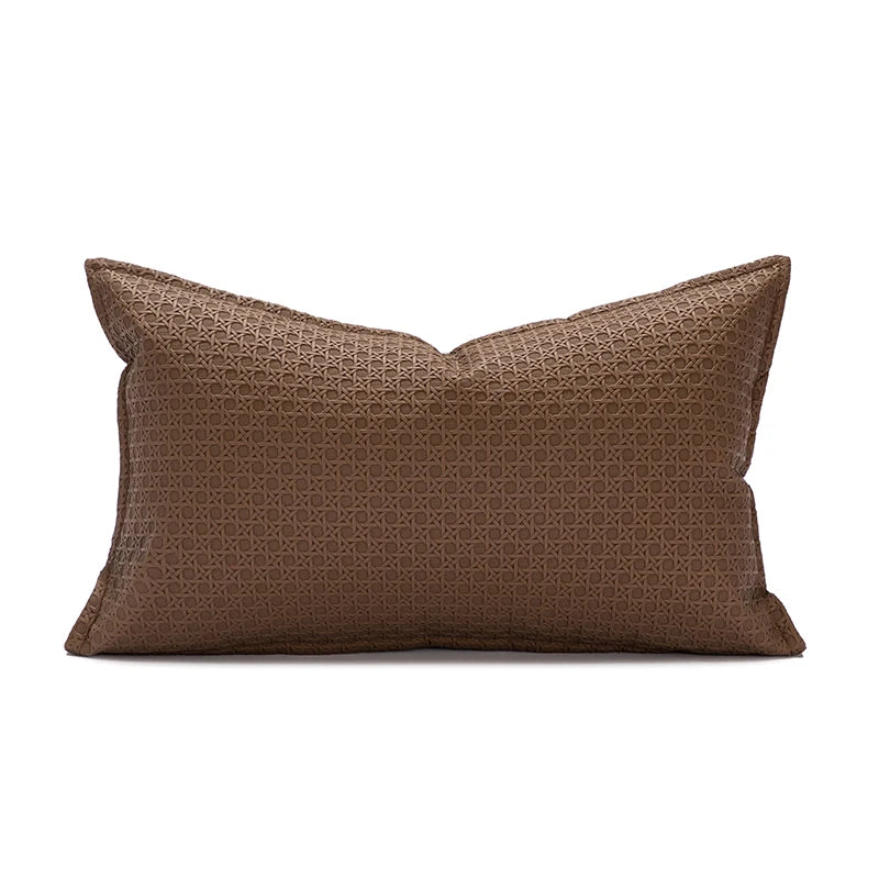 LuxeVibes – Faux Leather Kussenhoes in Luxe Design voor Elegante Woonkamers