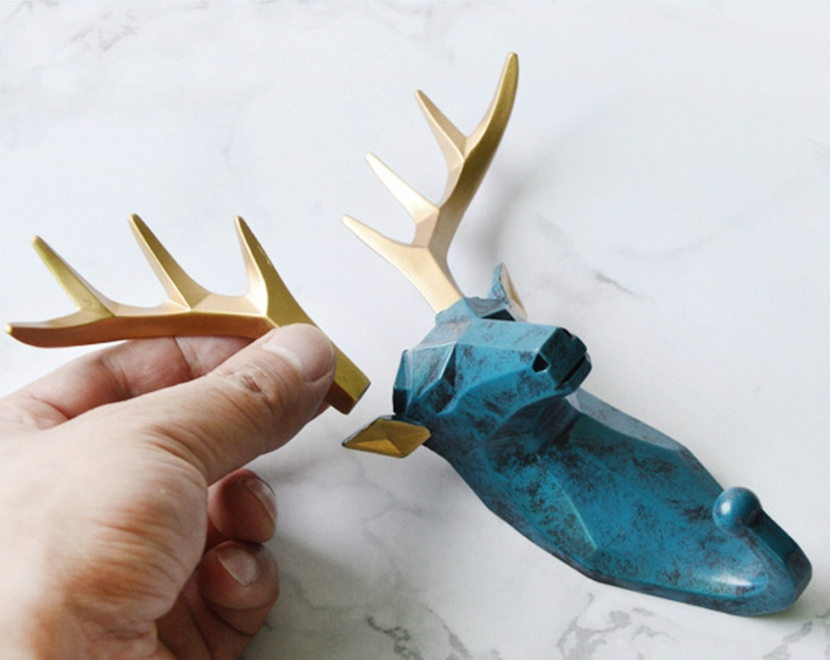 FormaLuxe – Stylish Animal Wall Hooks with Geometric Design for Unique Interiors