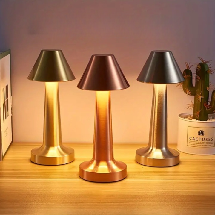 GlowEase – Dimmable LED Table Lamp with Minimalist Design and Touch Control