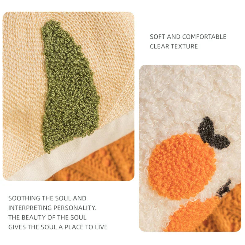 Soléa – Jacquard Kussenhoes met Verfijnd Zonnebloemmotief