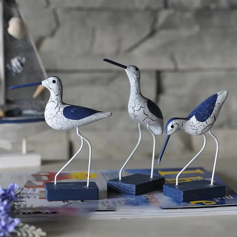 CostaViva – Elegant Seagull Sculpture Set with a Mediterranean Look for a Relaxing Interior