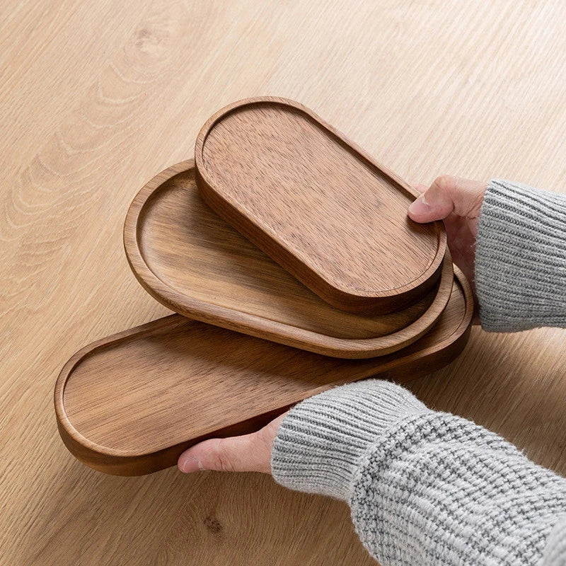 AurumWood Luxe Tray – Handmade Wooden Design for a Stylish Coffee Moment