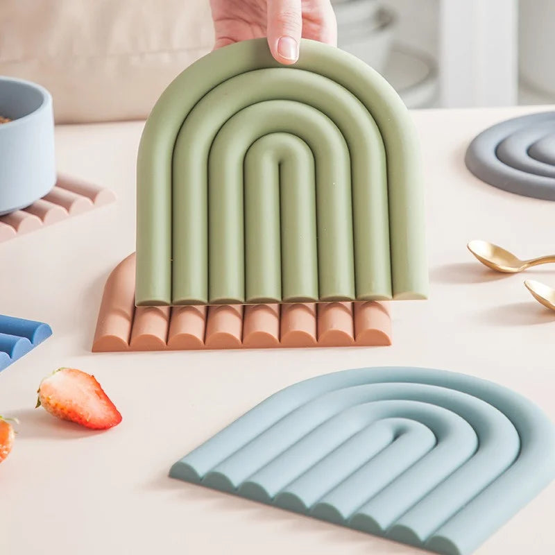 Lunora – Silicone Onderzetter Set met Hittebestendige Bescherming