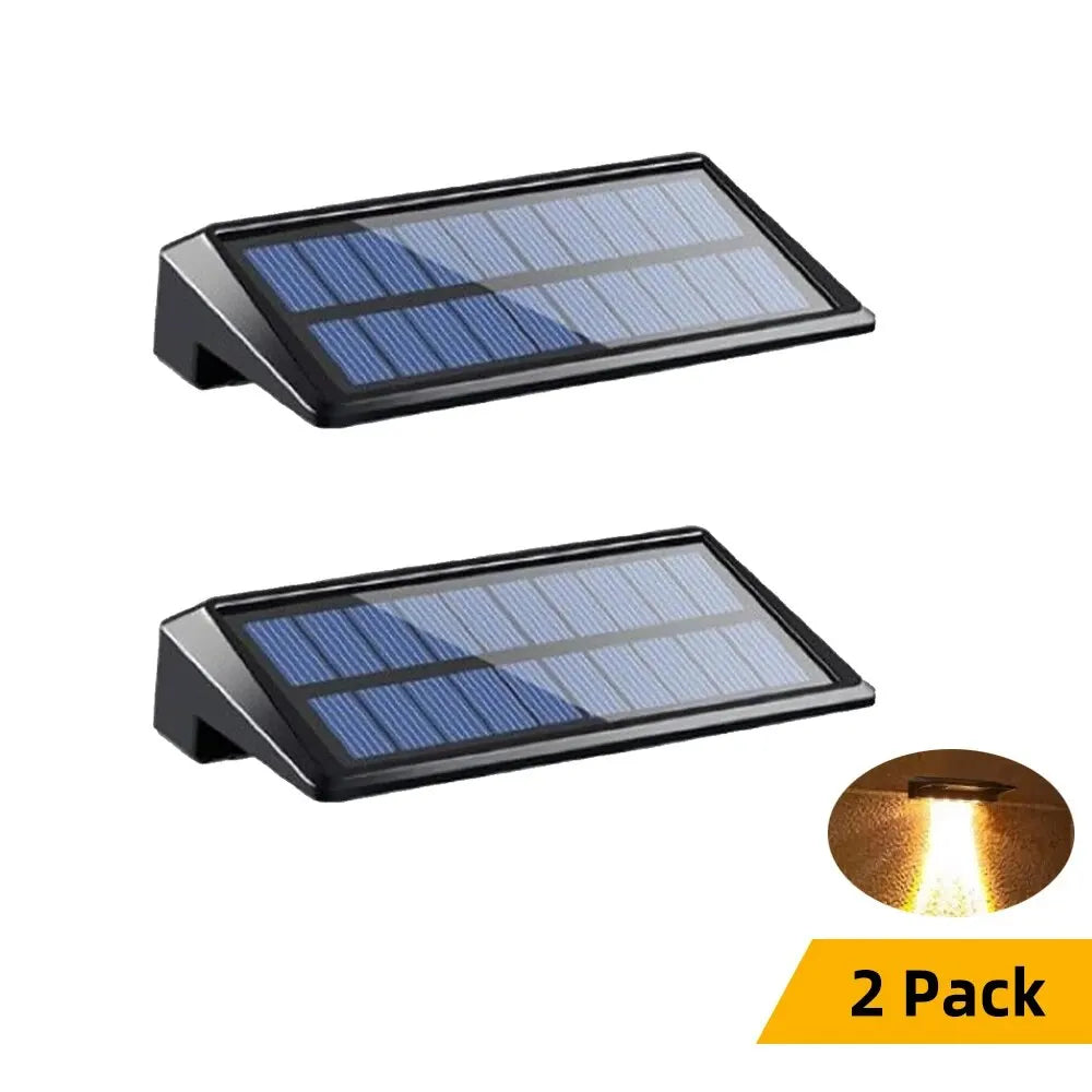 SolarLuxe – 2-Delige Solar Accentverlichting voor Elegante Buitenruimtes